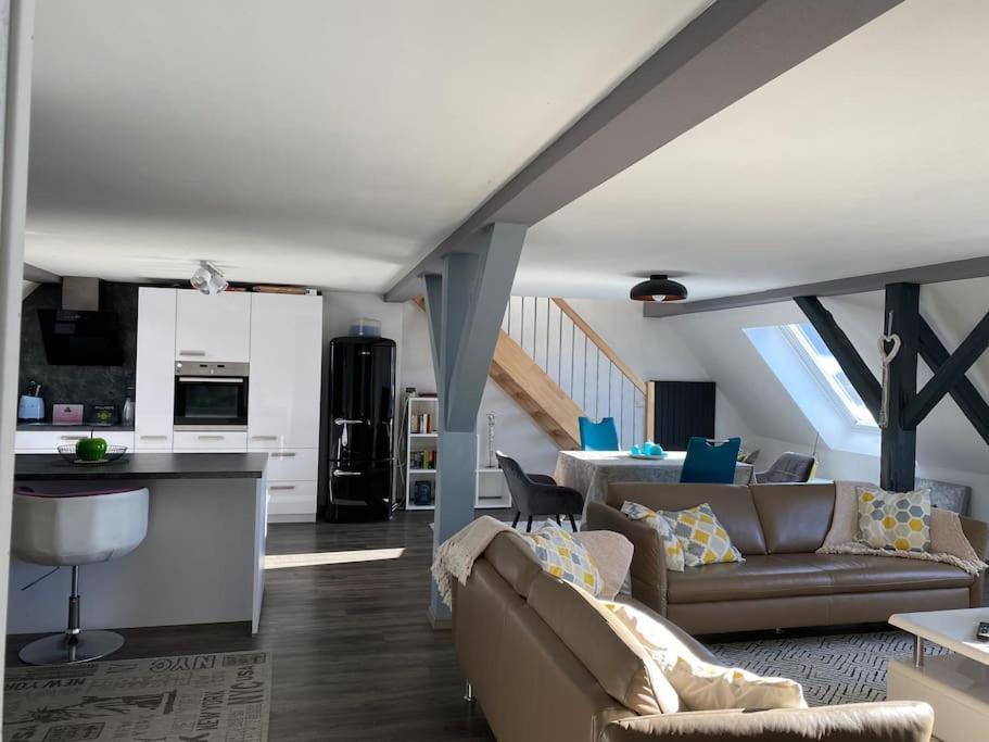 Loft Wohnung Mit Toller Aussicht Messstetten Exterior foto