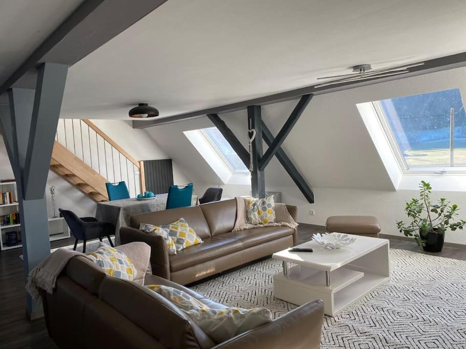 Loft Wohnung Mit Toller Aussicht Messstetten Exterior foto